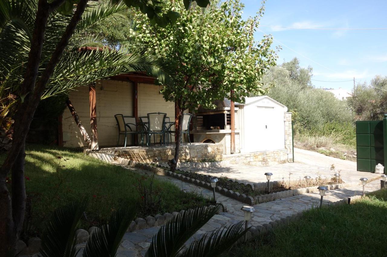 Beach Front House With View Marathos  Exterior photo